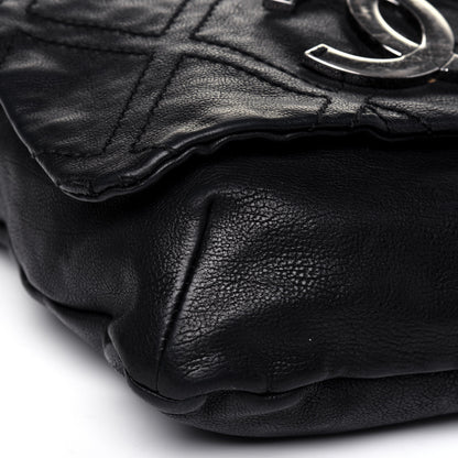 Chanel Calfskin Diamond Stitch Large Messenger Black 14 of 26