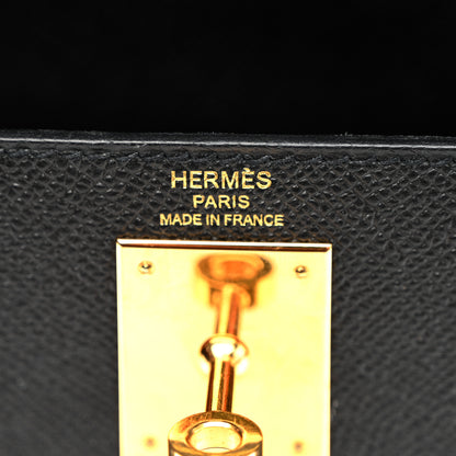 Hermes Epsom Kelly Sellier 28 Black 6 of 15