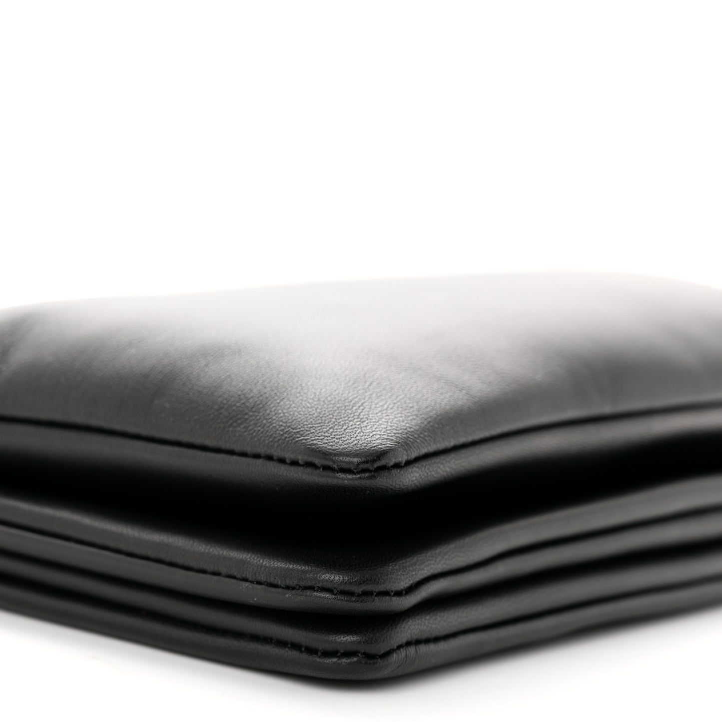 Lambskin Large Trio Crossbody Bag Black