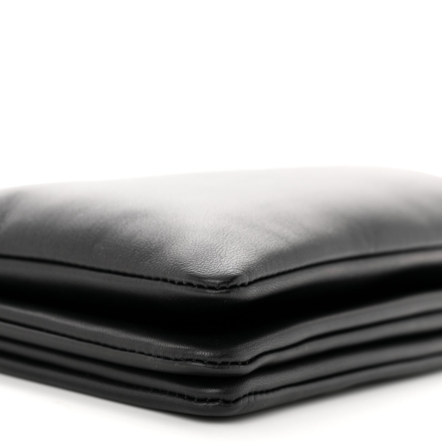 Celine Lambskin Large Trio Crossbody Bag Black 8 of 9