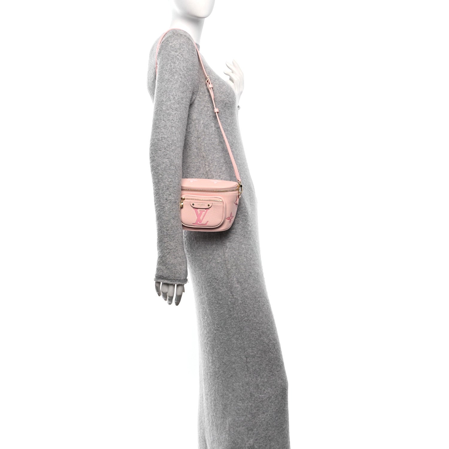 Louis Vuitton Empreinte Monogram Giant Mini Bumbag Gradient Pink 2 of 10