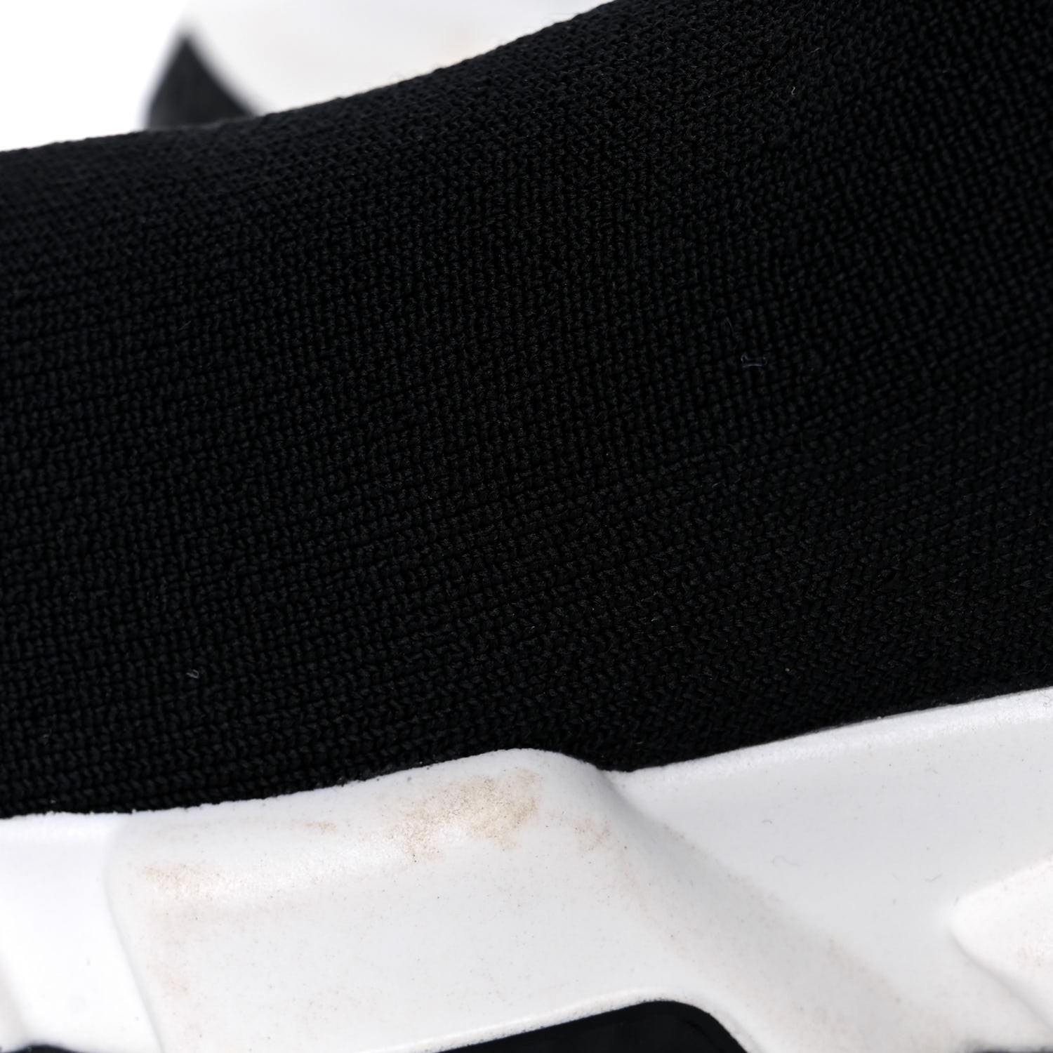 Balenciaga Neoprene Knit Womens Speed Sneakers 35 Black White 15 of 16