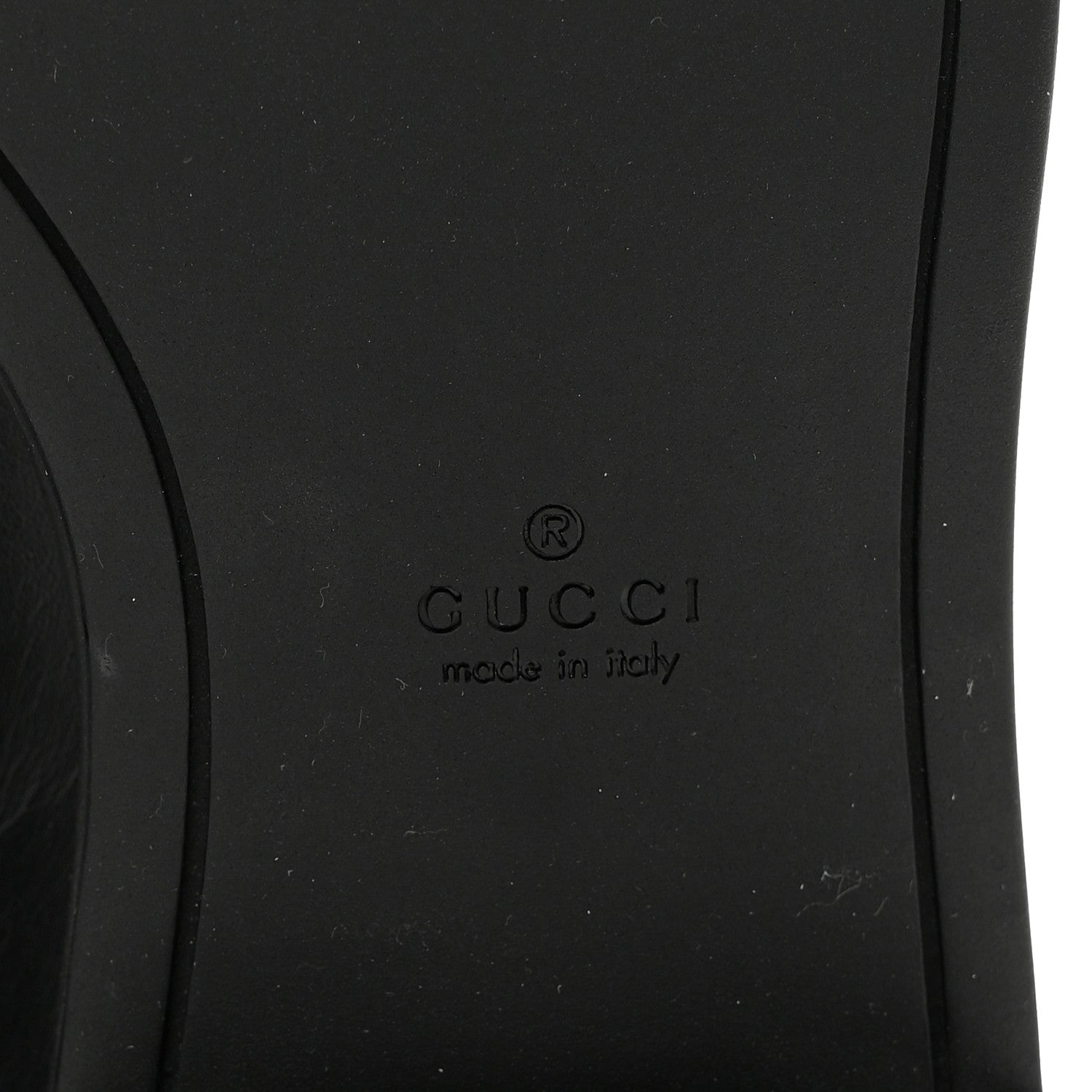 Gucci Guccissima Calfskin Miro Soft Knee High Riding Boots 37 Black 8 of 8