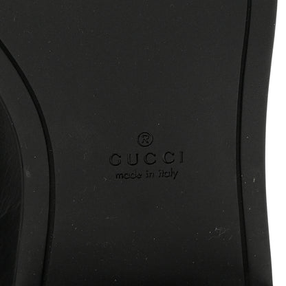 Gucci Guccissima Calfskin Miro Soft Knee High Riding Boots 37 Black 8 of 8