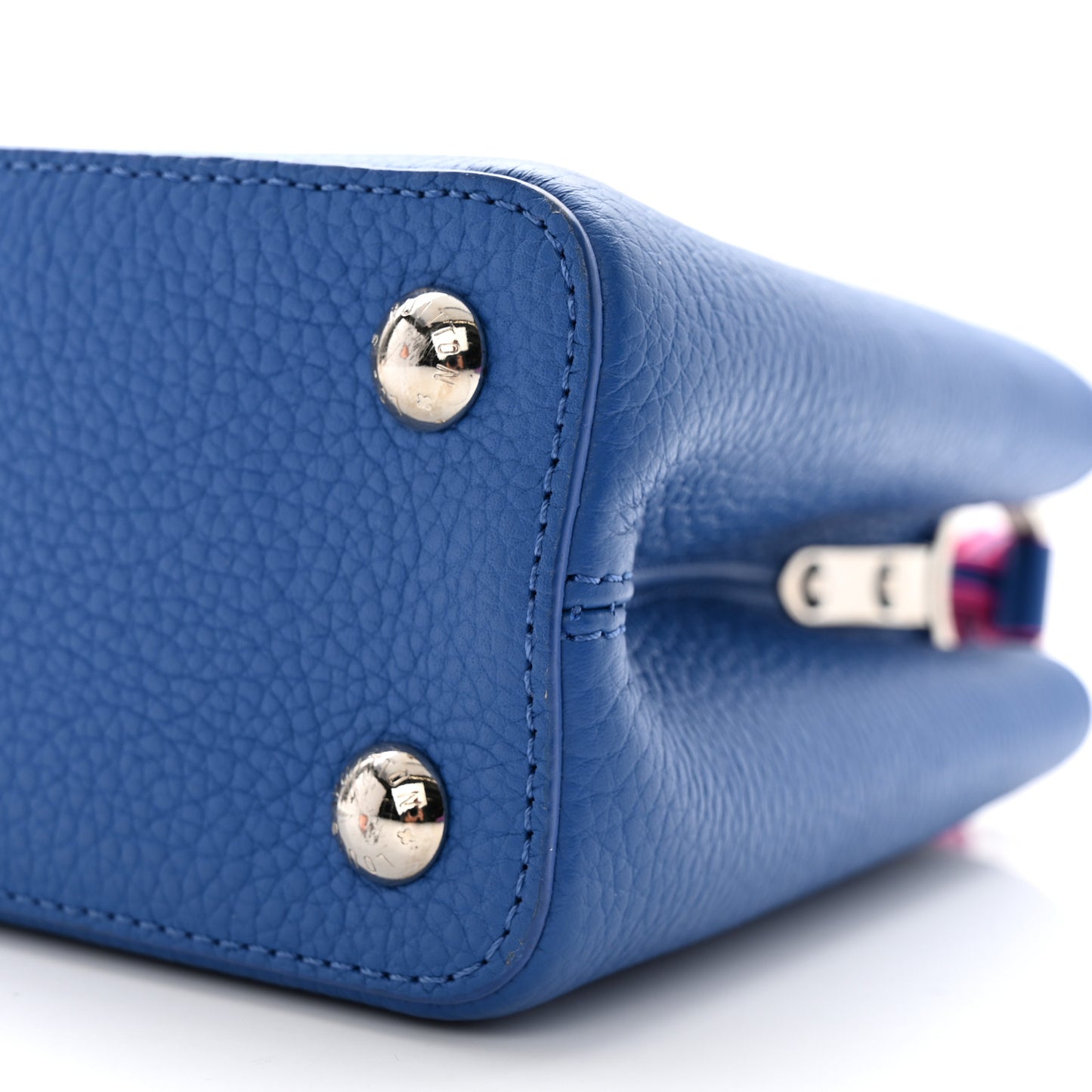 Taurillon Braided Capucines BB Blue