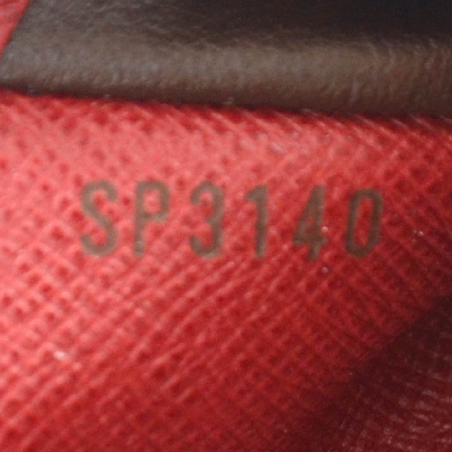 Monogram Josephine Wallet Red