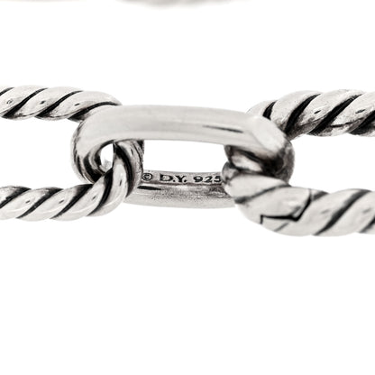 David Yurman Sterling Silver 8.5mm DY Madison Link Chain Bracelet 3 of 3