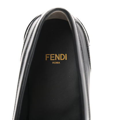 Fendi Vitello Womens O'Lock Loafers 36.5 Black 7 of 7