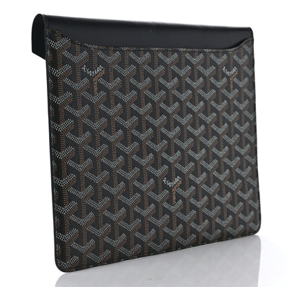 Goyard Goyardine Commando Envelope 2 Flat Large Pouch Black 3 of 6