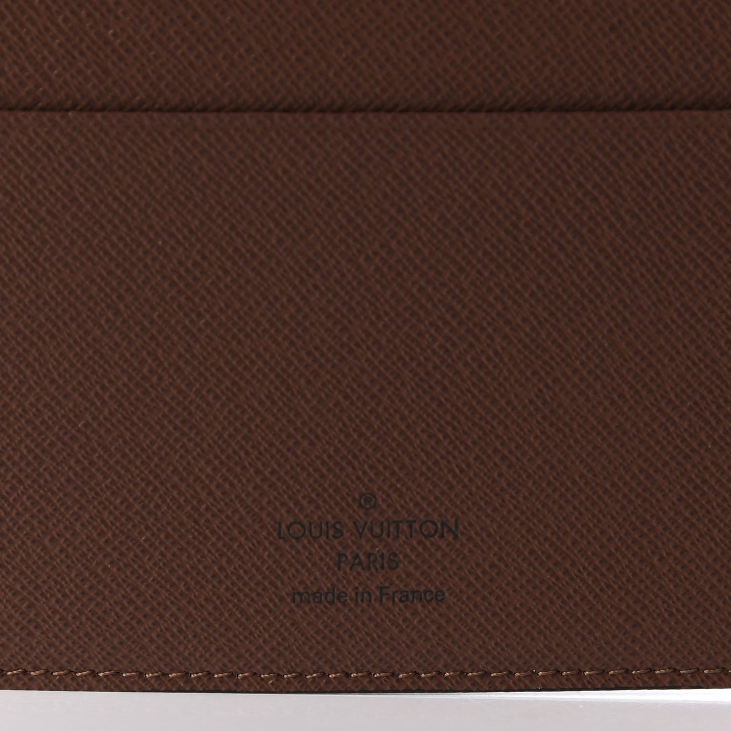 Monogram Desk Agenda Cover