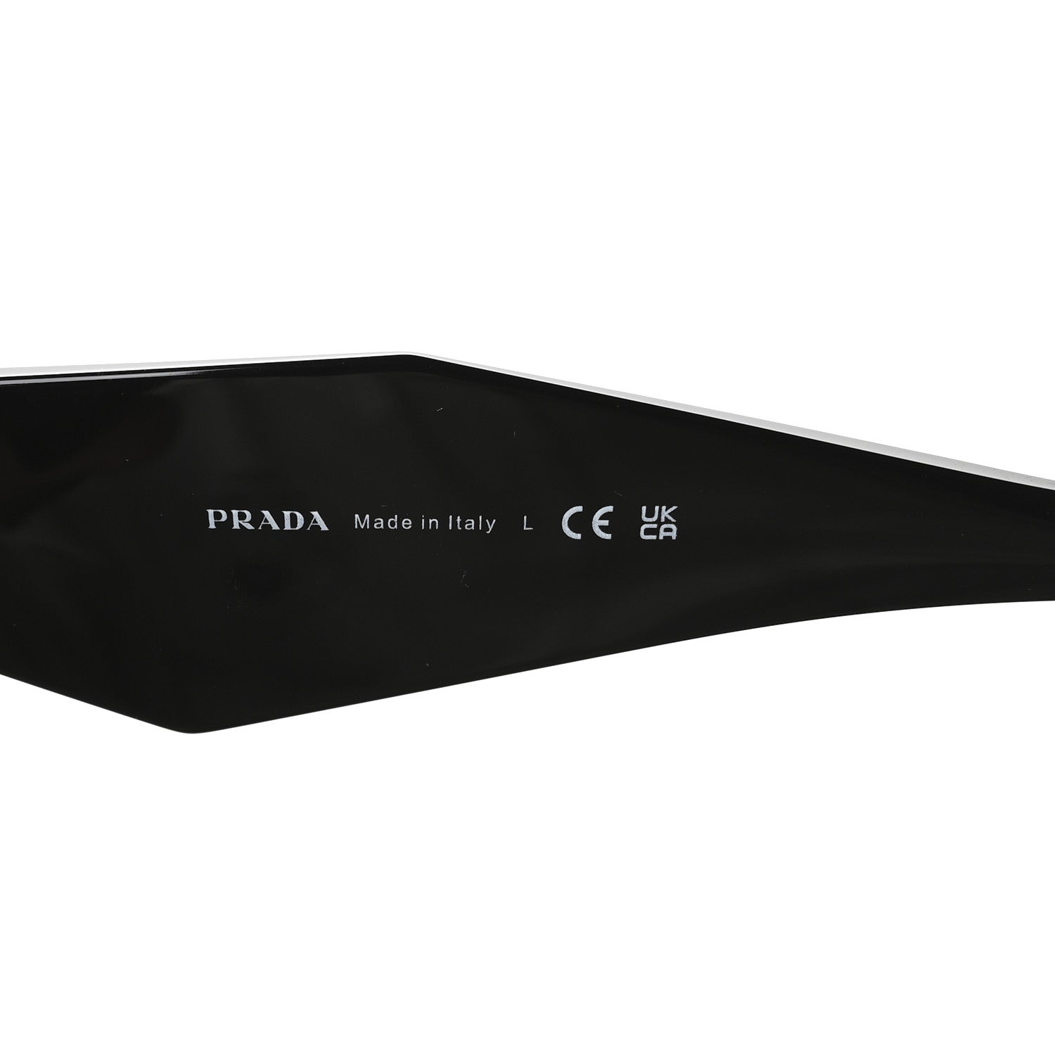 Prada Acetate Symbole Sunglasses SPR 17W Black 6 of 8
