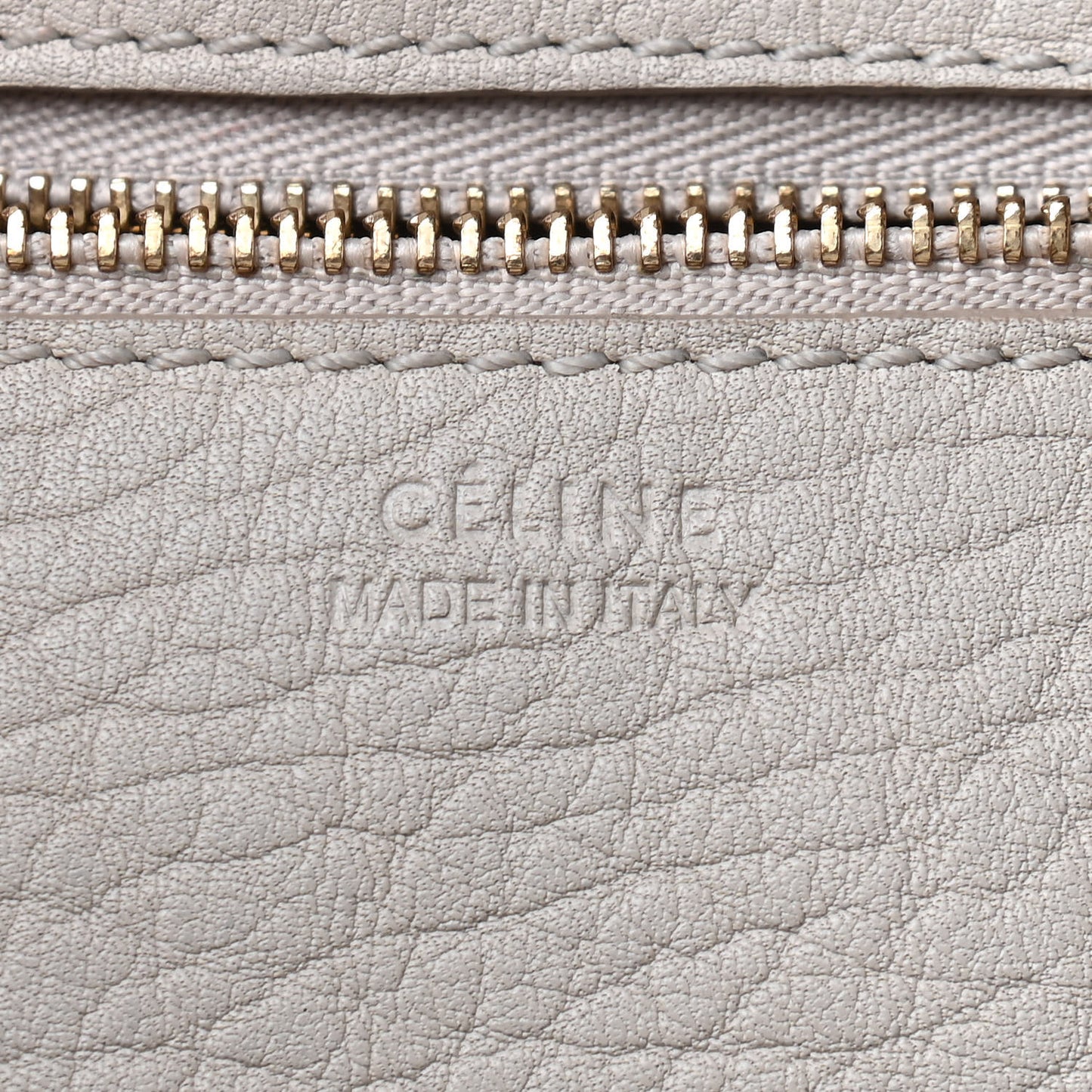 Crisped Calfskin Tie Knot Small Tote Chalk