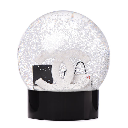 Chanel Glass CC Shopping Bag Snow Globe 3 of 4