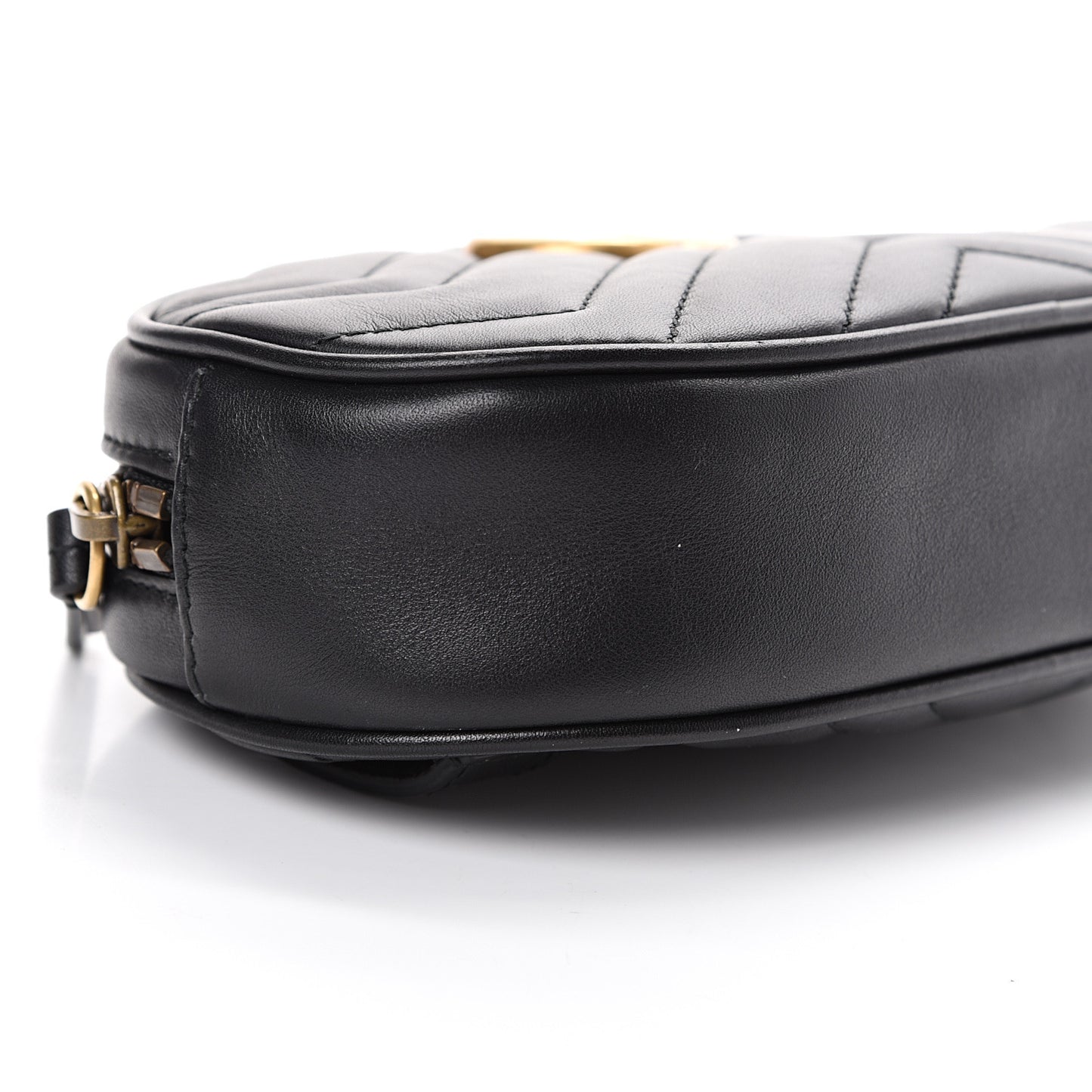 Calfskin Matelasse GG Marmont Belt Bag 85 34 Black