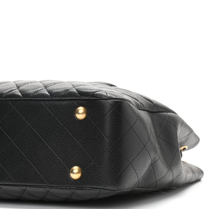 Chanel Caviar Quilted Flap Tote Black 10 of 11