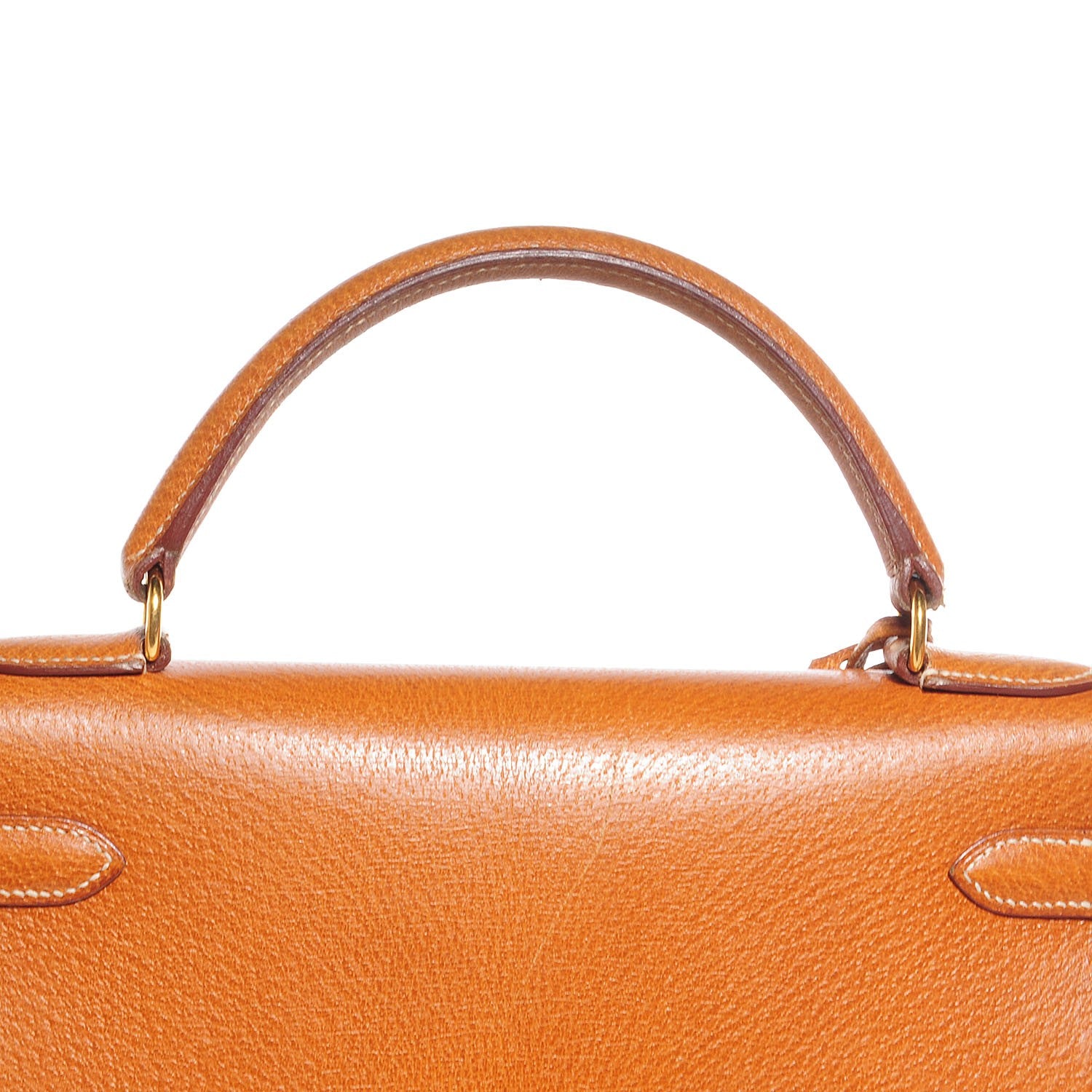 Hermes Peau Porc Kelly Sellier 32 Gold 26 of 28