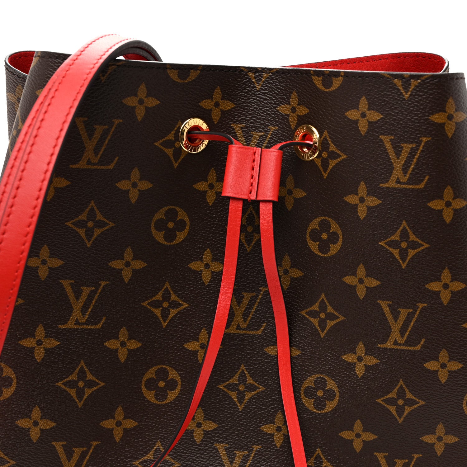 Louis Vuitton Monogram Neonoe MM Coquelicot 7 of 9