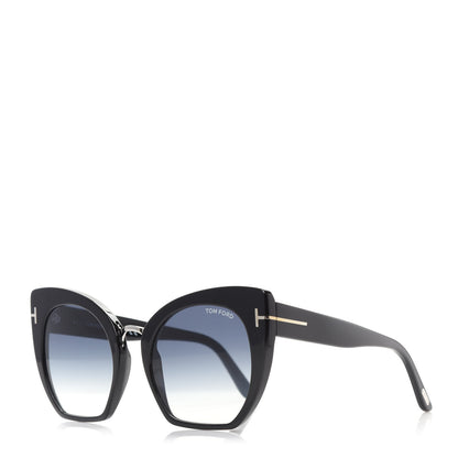 Tom Ford Samantha Cat Eye Sunglasses TF553 Black 1 of 8