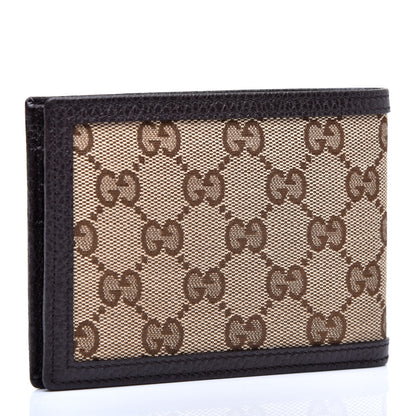 Gucci Monogram Mens Bi-Fold Wallet Brown 3 of 6