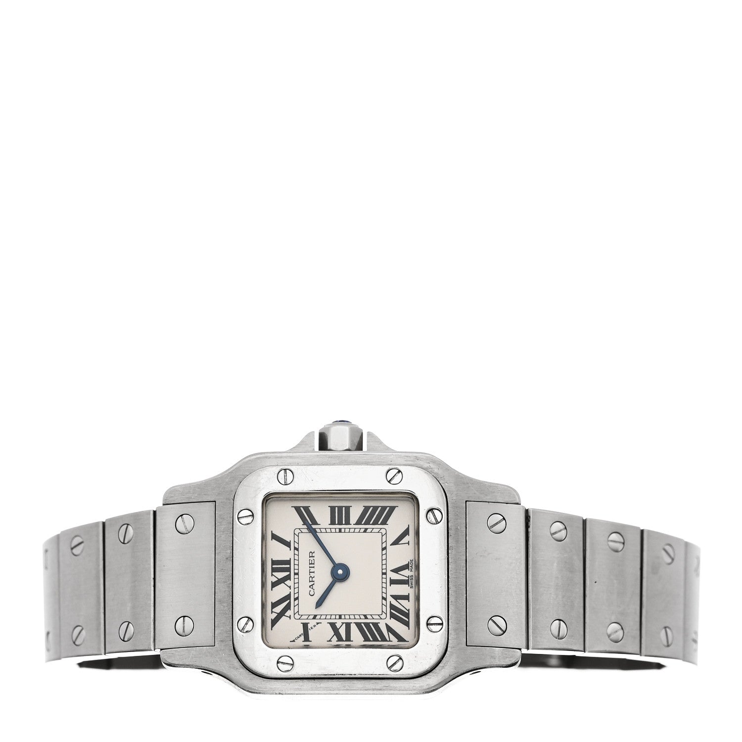 Cartier Stainless Steel 24mm Santos de Cartier Galbee Quartz Watch 2 of 4