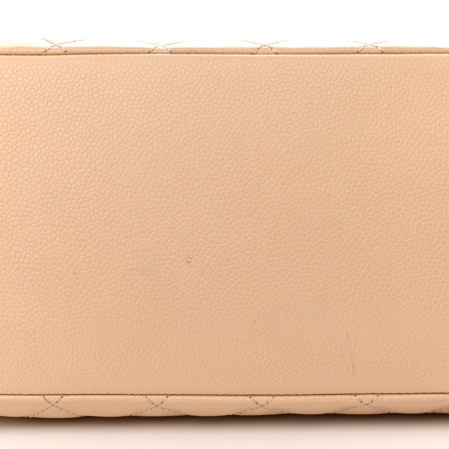 Caviar Quilted Grand Shopping Tote GST Beige Clair