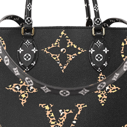 Louis Vuitton Monogram Giant Jungle Onthego GM Black 7 of 12