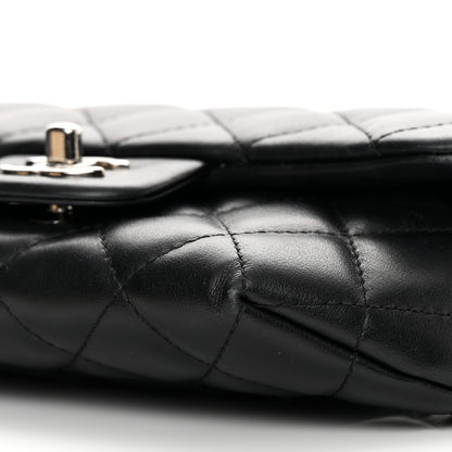 Chanel Calfskin Quilted CC Uniform Flap Belt Bag Black 11 of 16