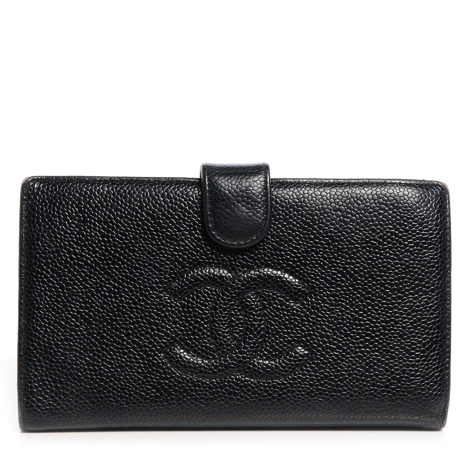 Chanel Caviar CC Wallet Black 1 of 7