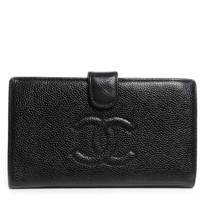 Chanel Caviar CC Wallet Black 1 of 7