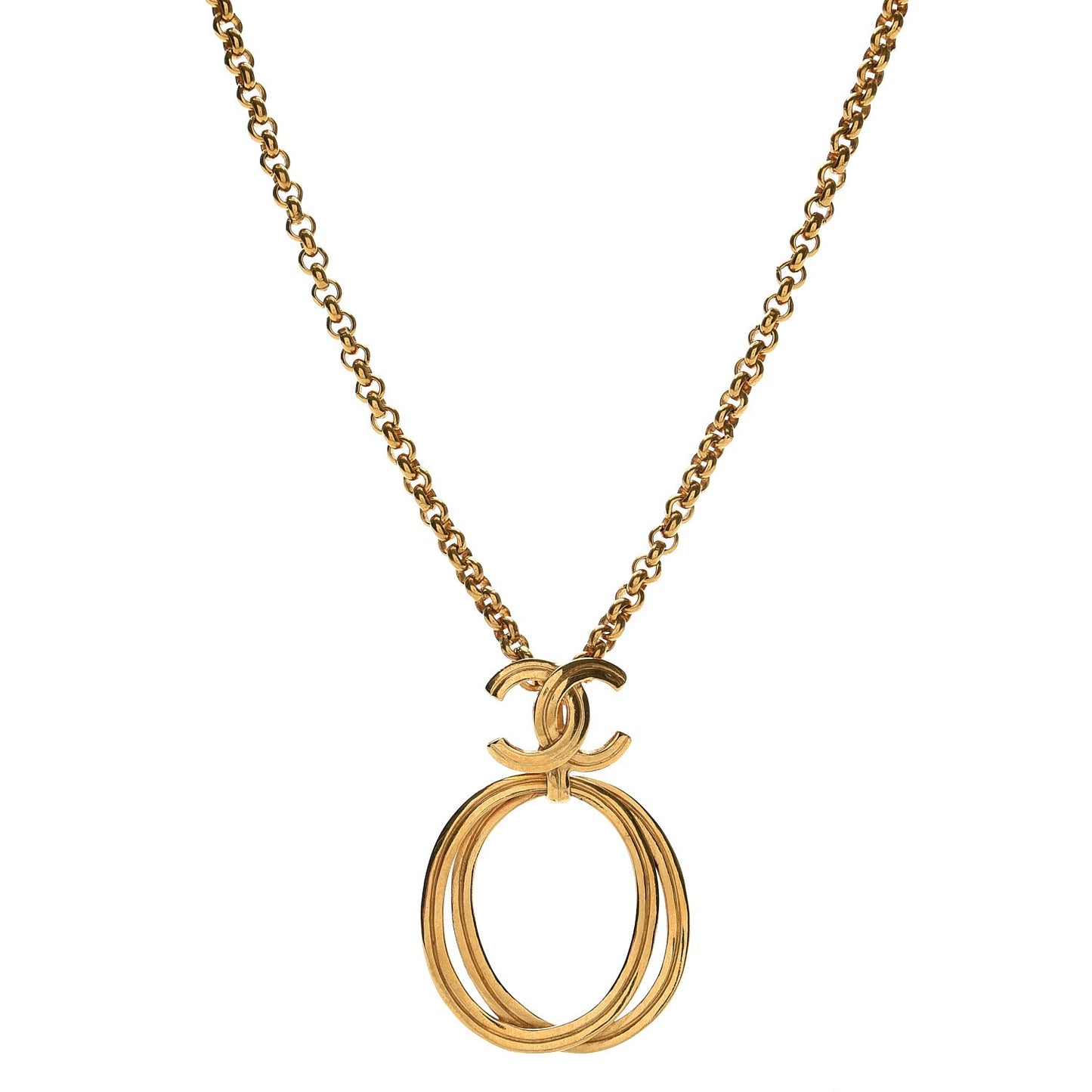 CC Chain Necklace Gold