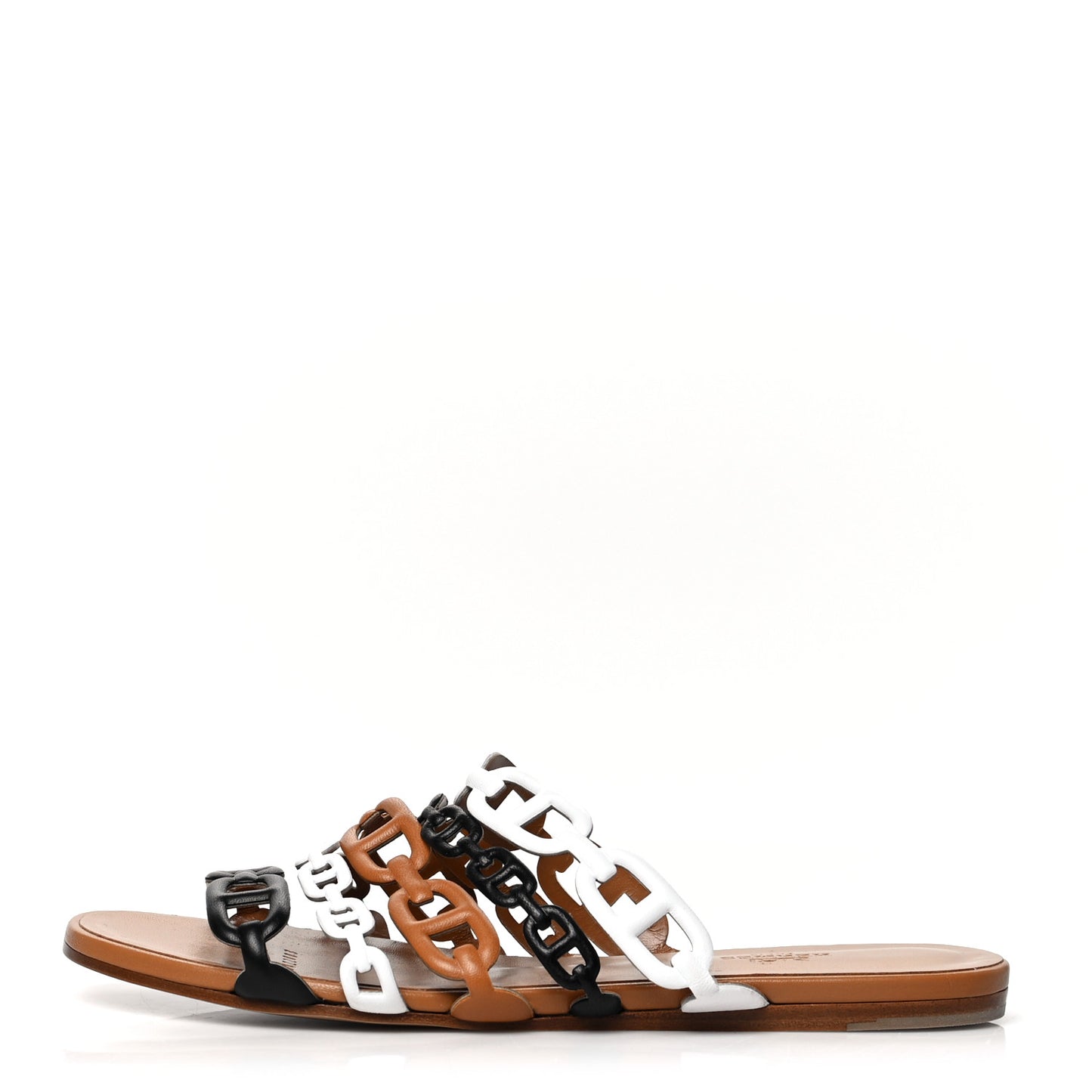 Nappa Thalassa Sandals 38 Camel Black White