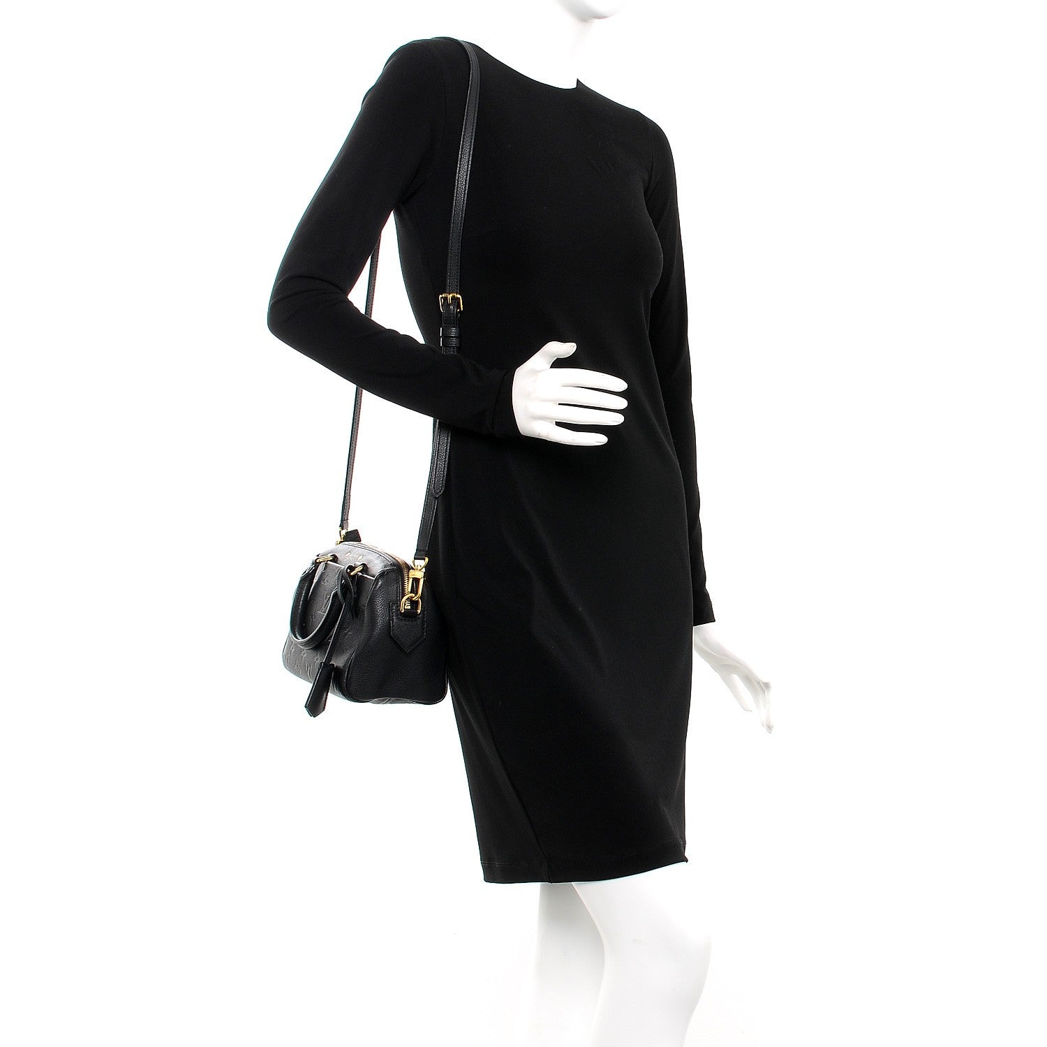 Louis Vuitton Empreinte Speedy Bandouliere 20 NM Black 2 of 7