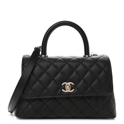 Chanel Caviar Quilted Mini Coco Handle Flap Black 1 of 9