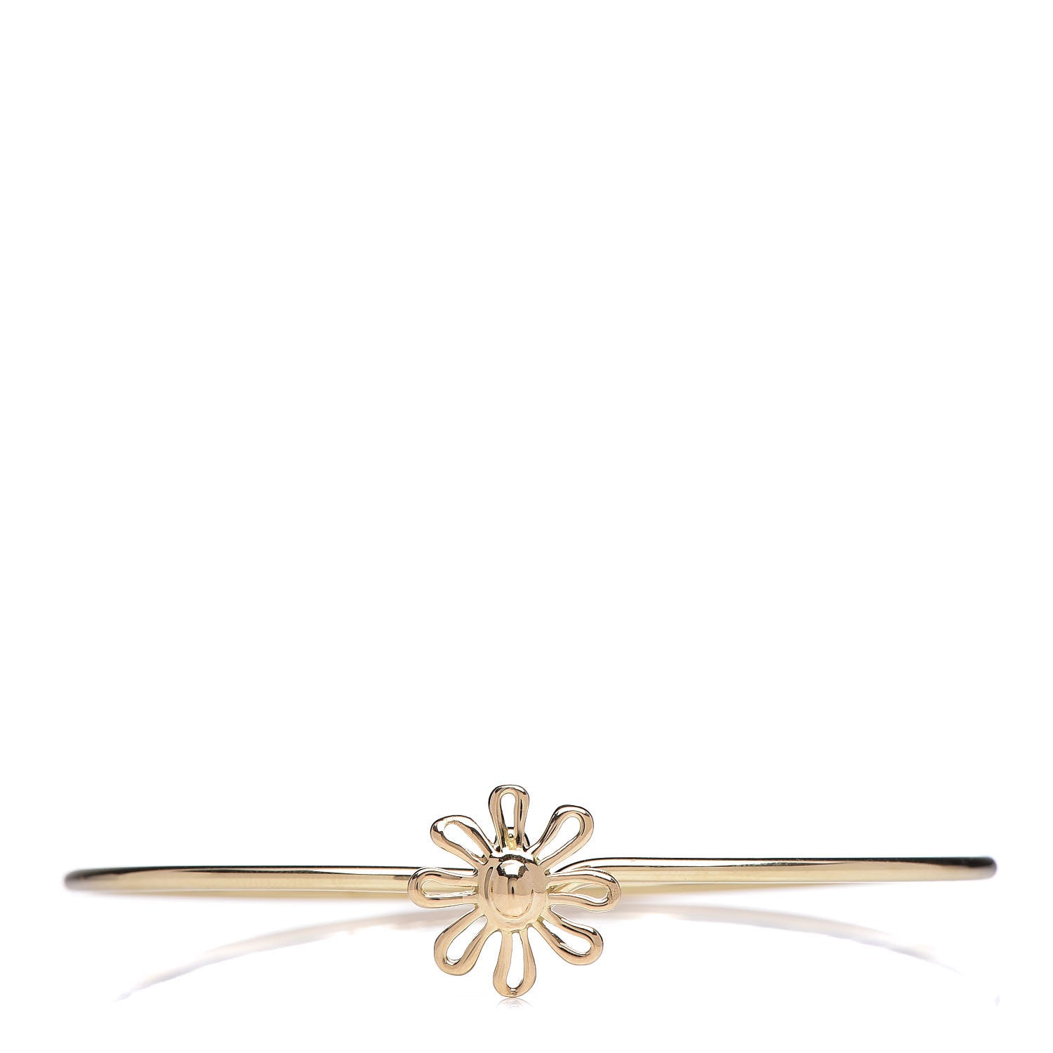 Tiffany 18K Yellow Gold Paloma Picasso Daisy Bangle 1 of 4