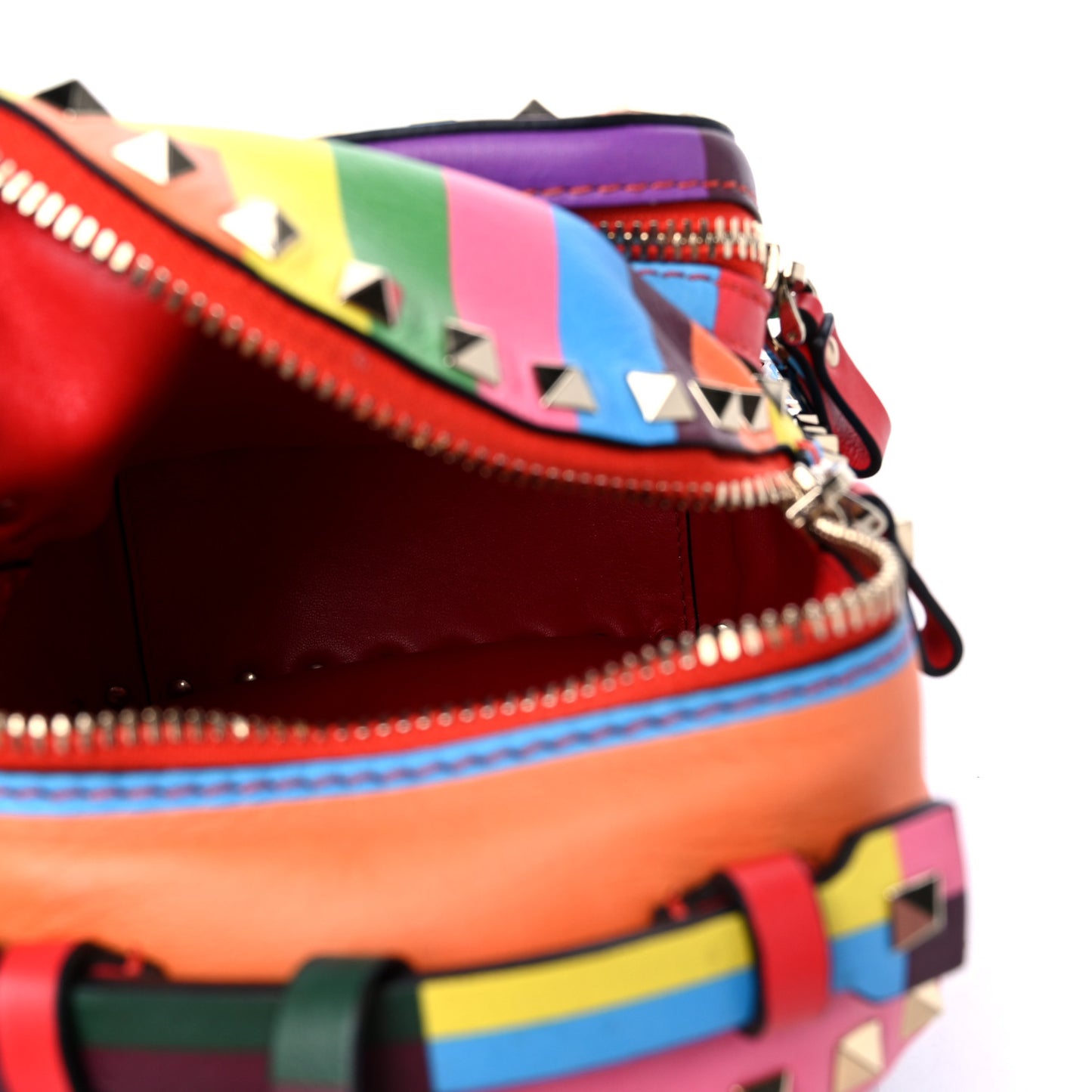 Calfskin 1973 Mini Rockstud Backpack Multicolor