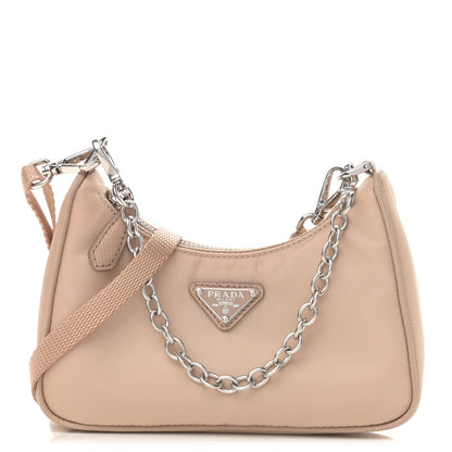 Prada Tessuto Nylon Saffiano Mini Re-Edition 2000 Shoulder Bag Cammeo 1 of 9