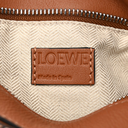Loewe Calfskin Small Craft Puzzle Bag Tan Black 6 of 11