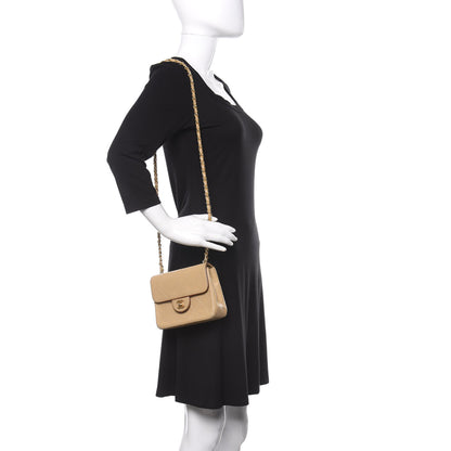 Chanel Lambskin Quilted Mini Square Flap Beige 2 of 10