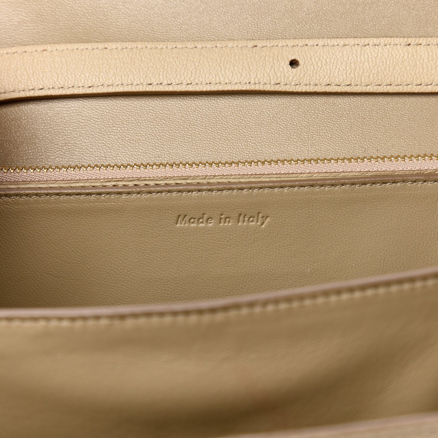 Goatskin Medium Classic Box Flap Bag Dune