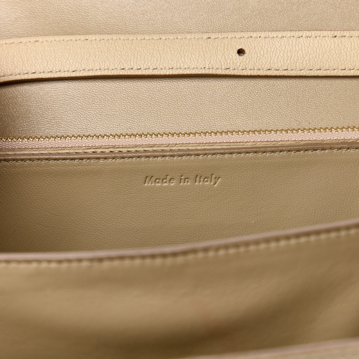 Celine Goatskin Medium Classic Box Flap Bag Dune 6 of 10