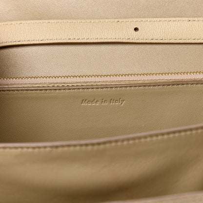 Celine Goatskin Medium Classic Box Flap Bag Dune 6 of 10