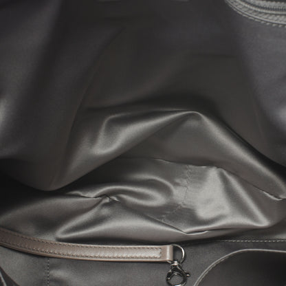 Chanel Leather Bubble Quilt Hobo Grey 7 of 9