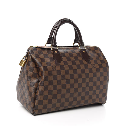 Louis Vuitton Damier Ebene Speedy 30 2 of 10