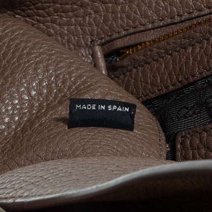 Prada Vitello Daino Shopping Tote Bambu 9 of 11