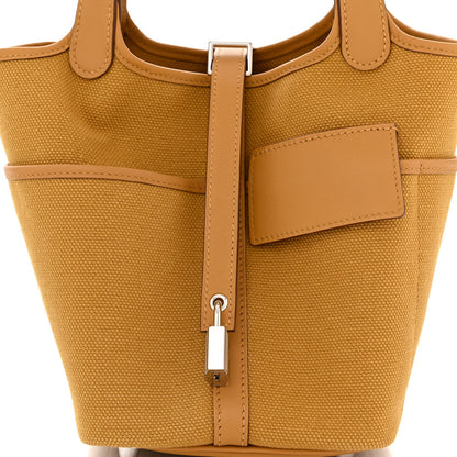 Hermes Toile Goeland Swift Cargo Picotin Lock 18 Sesame 8 of 11