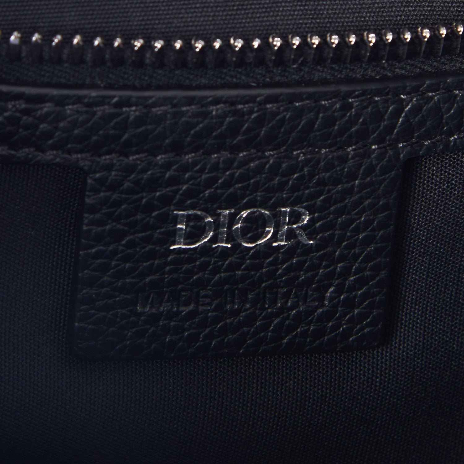 Christian Dior Oblique Mens Maxi Saddle Bag Blue 9 of 10