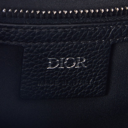 Christian Dior Oblique Mens Maxi Saddle Bag Blue 9 of 10