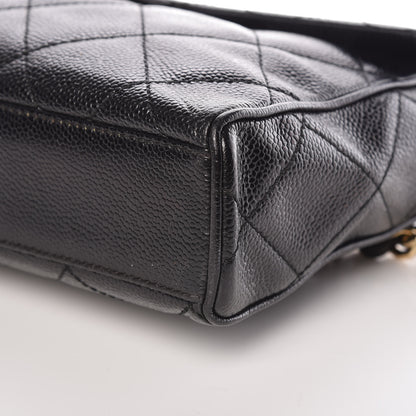 Chanel Caviar Quilted Medium Single Flap Black 6 of 12