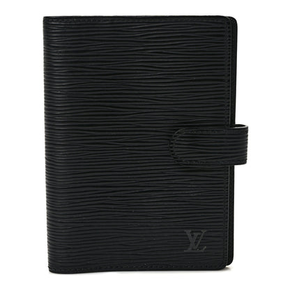 Louis Vuitton Epi Small Ring Agenda Cover Black 1 of 6