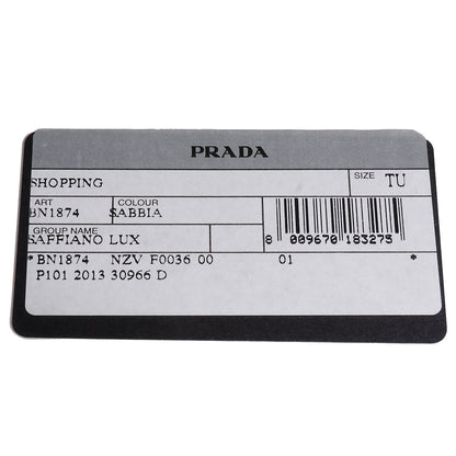 Prada Saffiano Lux Medium Tote Sabbia 13 of 14